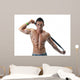 Attractive Young Muscle Man Wall Decal