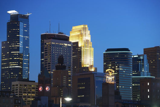 Minneapolis Night Wall Decal
