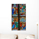 France Stained Glass Window Wall Decal