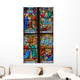 France Stained Glass Window Wall Decal