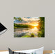 Sunset over River Forest Wall Decal