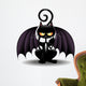 Halloween Bat Cat Cartoon Wall Decal