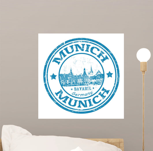 Munich Stamp Wall Decal