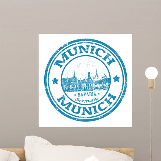 Munich Stamp Wall Decal