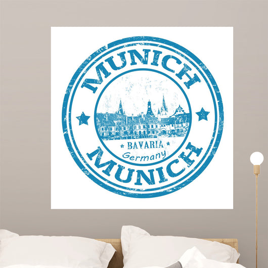 Munich Stamp Wall Decal