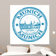 Munich Stamp Wall Decal