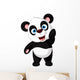 Posing Cartoon Panda Wall Decal