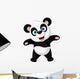 Standing Cartoon Panda Wall Decal