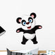 Standing Cartoon Panda Wall Decal