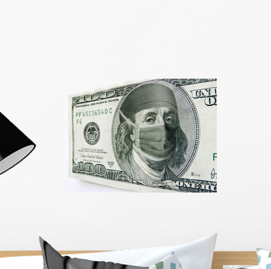 Ben Franklin Wearing Healthcare Wall Decal