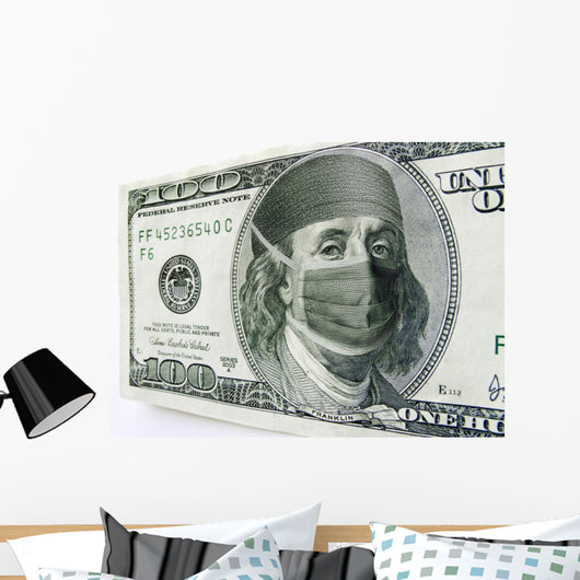 Ben Franklin Wearing Healthcare Wall Decal