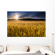 Misty Sunrise over Golden Wall Decal