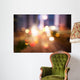 Blurred Night Lights Hong Wall Decal