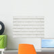 White Plastic Brick Wall - Wall Decal