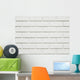 White Plastic Brick Wall - Wall Decal
