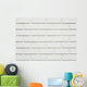 White Plastic Brick Wall - Wall Decal