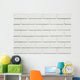 White Plastic Brick Wall - Wall Decal