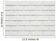 White Plastic Brick Wall - Wall Decal