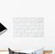 White Stone Brick Wall - Wall Decal