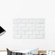 White Stone Brick Wall - Wall Decal
