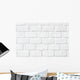White Stone Brick Wall - Wall Decal