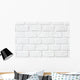 White Stone Brick Wall - Wall Decal