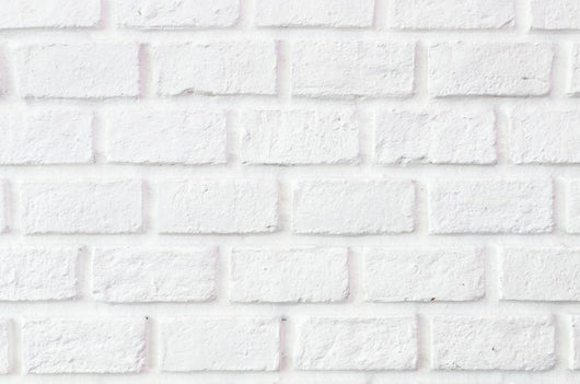 White Stone Brick Wall - Wall Decal