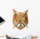 Knights Shield and Swords Wall Decal