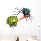 Frog Catching Bug Wall Decal