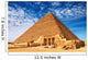 Ancient Egyptian Pyramid against Wall Decal