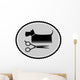 Dog Haircut Sign Wall Decal