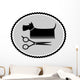 Dog Haircut Sign Wall Decal