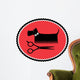 Sign with Grooming Dog Wall Decal