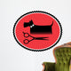 Sign with Grooming Dog Wall Decal
