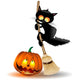 Halloween Cat Cartoon and Wall Decal
