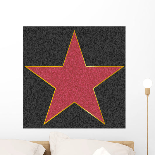 Walk Fame Star Wall Decal