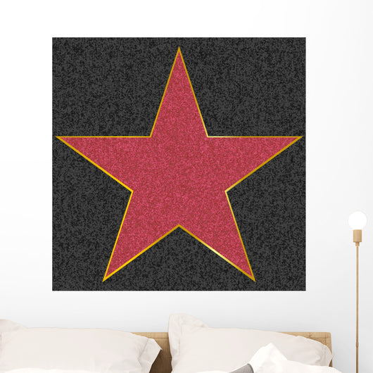 Walk Fame Star Wall Decal