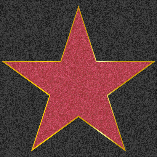 Walk Fame Star Wall Decal