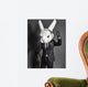 Rabbit DJ Black Suit Wall Decal