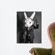 Rabbit DJ Black Suit Wall Decal