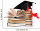 Grad Hat with Diploma Wall Decal