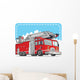Red Fire Truck or Wall Decal