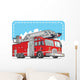 Red Fire Truck or Wall Decal