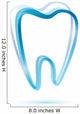 Tooth Symbol Wall Decal