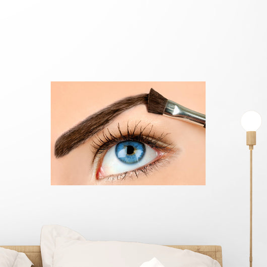 Eyebrow Makeup Wall Decal