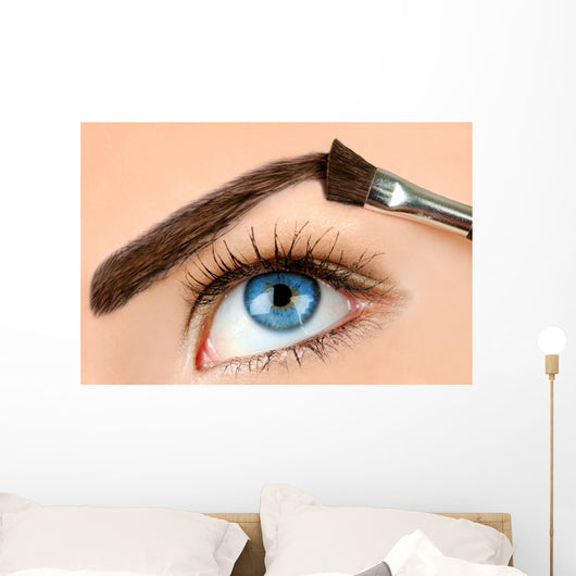 Eyebrow Makeup Wall Decal