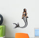 CG Grey Mermaid Wall Decal