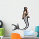 CG Grey Mermaid Wall Decal