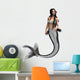 CG Grey Mermaid Wall Decal