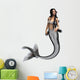 CG Grey Mermaid Wall Decal